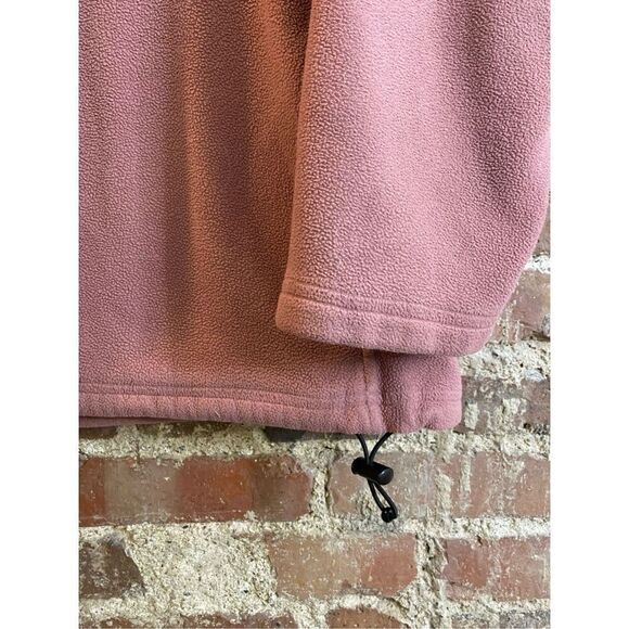 Zook’s Harley~Davidson Motorcycle Mauve Fleece 1/4 Zip Pullover Sweatshirt Women - Picture 2 of 10